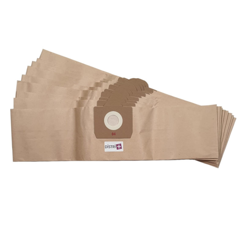 Sac aspirateur compatible avec Gansow 10EP, G16P... - ICA Soteco : BOX, GP1/16 ECO B, etc. - pochette de 10 sacs papier