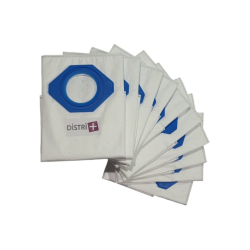 Vacuum cleaner bag compatible with Nilfisk GM80, GM90, GA70, GA71, GD90, GS80, GS90 ... - The 10 microfiber bags pouch