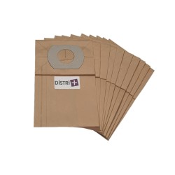 Vacuum cleaner bag compatible with AKA / EIO HSS13, HSS14 - CHROMEX AB500CH37, AB700, CH146 - Firstline ... - The pouch of 10 paper bags