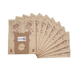 Vacuum cleaner bag compatible with Bauknecht TA, TE - Boreal- Express- Holland Electro 5000, 6000 (series) ... - The pouch of 10 paper bags