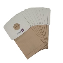 Vacuum cleaner bag compatible with Bosch BBS1200, BX100, Delta30 - Rowenta RB20 - Siemens VS30, V3 ... - The pouch of 10 paper bags
