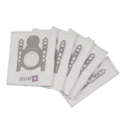 Sac aspirateur compatible avec BOSCH SIEMENS TYP D/E/F/G/H, Optima, Activa, Sphera, Silence, Alpha... - La pochettes de 5 sacs microfibre