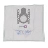 Vacuum cleaner bag compatible with Bosch Siemens Typ D / E / F / G / H, Optima, Activa, Sphera, Silence, Alpha ... - The 5 microfibre bags pockets