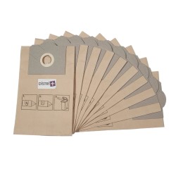 Sac aspirateur compatible avec ROWENTA RB01 à RB33, RS05 à 09 - CHROMEX CH248, GASBY -CALOR- DE LONGHI... - La pochette de 10 sacs papier