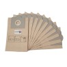 Vacuum cleaner bag compatible with Rowenta RB01 to RB33, RS05 to 09 - Chromex CH248, Gasby -Calor- de Longhi ... - The pouch of 10 paper bags