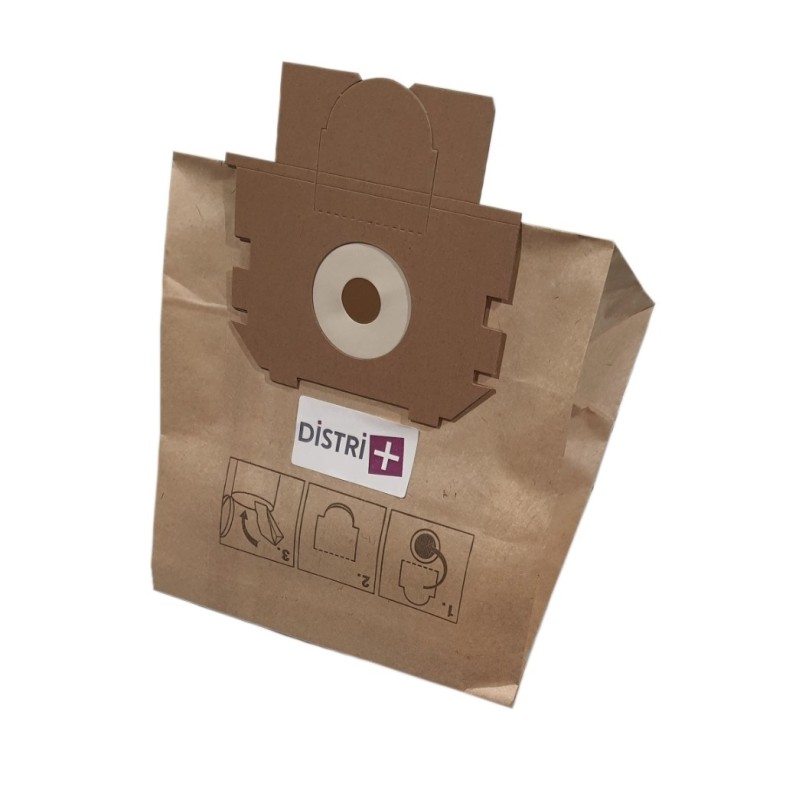 Compatible Vacuum Cleaner Bag Compact Power, E16, Harmony - Tornado Too2400 in TO2760 - Alfatec ... - Pouch 10 Paper Bags