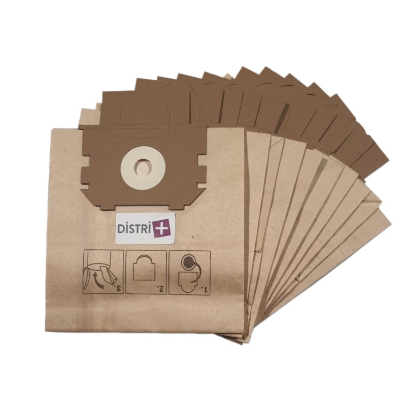Compatible Vacuum Cleaner Bag Compact Power, E16, Harmony - Tornado Too2400 in TO2760 - Alfatec ... - Pouch 10 Paper Bags