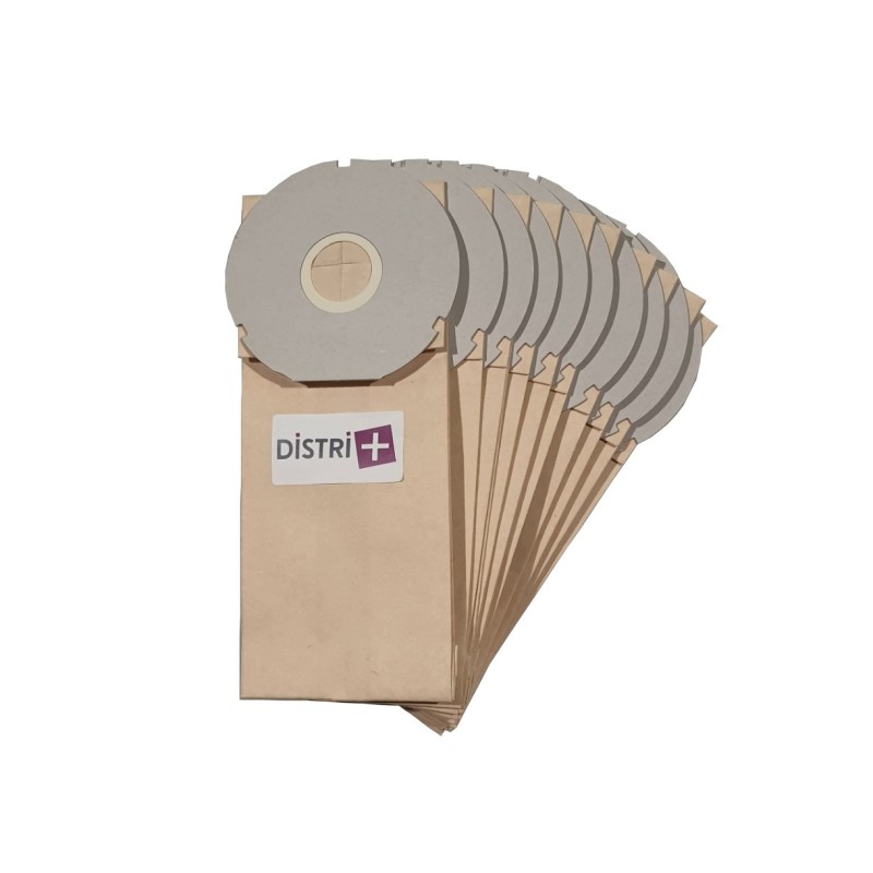 Vacuum cleaner bag compatible with ALFATEC-ASPIRA AP5000, C600 - Chromex- Curtiss Be600, C600 - Vetrella ... - The pouch of 10 paper bags