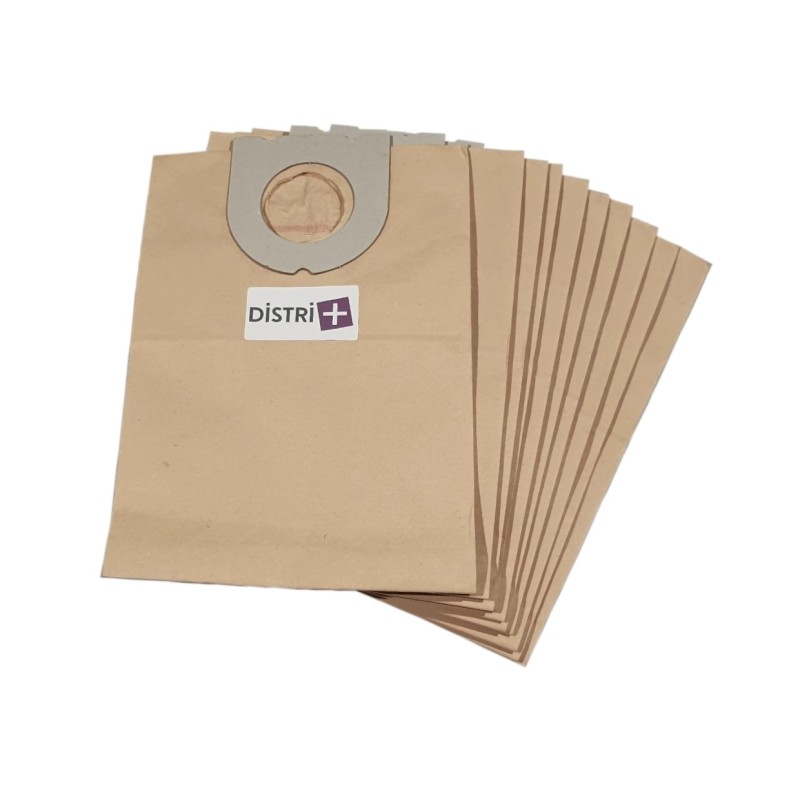 Vacuum cleaner bag compatible with Bestron / Dilem Maestro, Optimo, Quinto - Eta- Chromex Azur - Fakir- Fam ... - The pouch of 10 paper bags