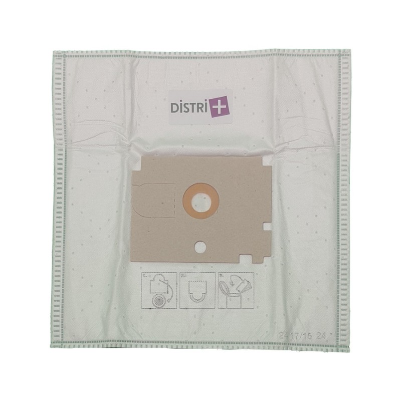 Vacuum cleaner bag compatible with Bauknecht - Rowenta Dymbo, RS005, RS007, ZR74.5 - from Longhi Quick ... - The 5 microfiber bag pocket