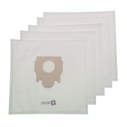 Bolsa de aspiradora Moulinex Power Clean, AK2, AK6, AK7, AK8, Ascot, Chamonix, PowerStyle .. - Bolsa de 5 bolsas de microfibra