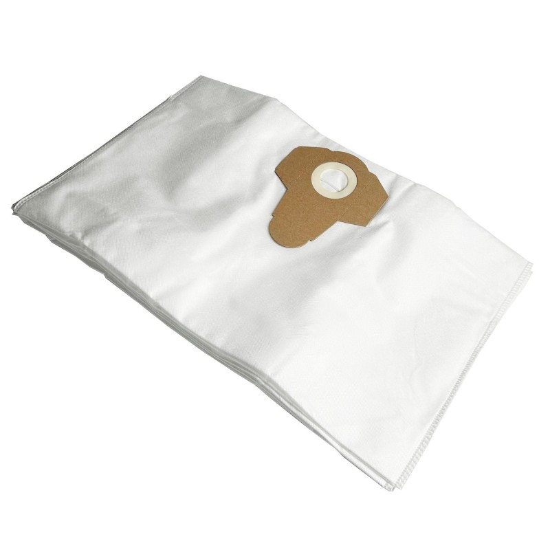 Bolsa de aspiradoras de Parkside (Lidl), PNTS1300, PNTS1400, PK15, PKS20 - EINHEL AS1250, BT-VC1250 ... - 5 Bolsas de microfibra