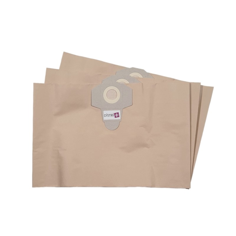 Vacuum cleaner bag compatible with Aquavac / Goblin Gusty 30, PRO350, Hobby 33, Hobby 36, Hobby 44, Sherpa ... - The 3 paper bag pouch