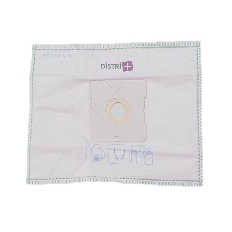 Uni-Bag Vacuum Cleaner Bag with AEG, AFK, Dirt Devil, from Longi, Privileg, Progress, Samsung ...- The 10 microfibre bags pocket