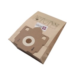 Vacuum cleaner bag compatible with Tornado Serenys 2810 to 2891, Magnum 4000 - Volta Gemini, U2810, U2830 ... - The pouch of 5 paper bags