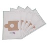 Bolsa de aspiradora compatible con PowerPack Moulinex, BQ1, BQ2, BQ3, Effimax, DJ1, DJ5- 5 bolsas de microfibra