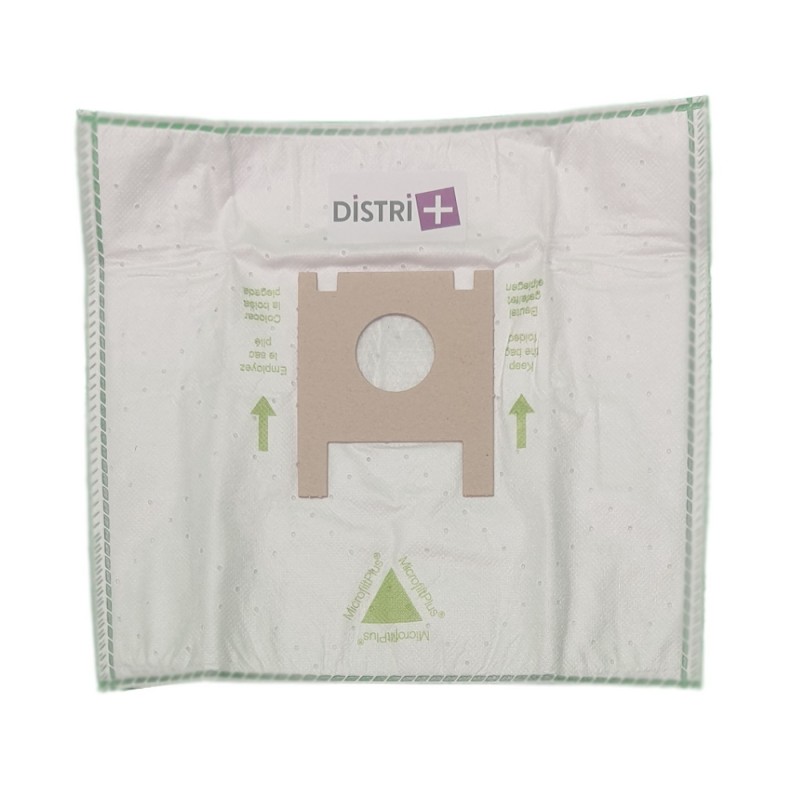 Compatible vacuum cleaner bag with Moulinex Calor Balloon - Rowenta Z455, Artec, Spongo, Tonixo, RS700 to RS799 ... - The 5 microfibre bags pocket