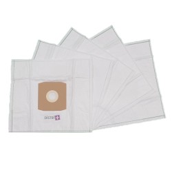 Vacuum cleaner bag compatible with Daewoo Fortis RCN350, RC1300, RC1400, RC1500, RC1560, RCL381, RCN3704 .. - The 5 microfiber bag pocket