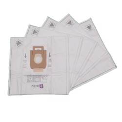 Vacuum cleaner bag compatible with Nilfisk GM200, GM210, GM300, GM400, Elite, Extreme, King. - The cover of 5 microfiber bags