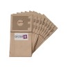 Vacuum cleaner bag compatible with AEG Clean & Roll, FS400, GR6 - Electrolux / Tornado Amadillo, E58 - The 10 Paper Bags Pouch