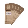 Bolsa de aspiradora compatible con Hoover S2810 - Karcher TST333 - Paris Rhone Bl25A - Progress GTA600 ... - La bolsa de 5 bolsas de papel