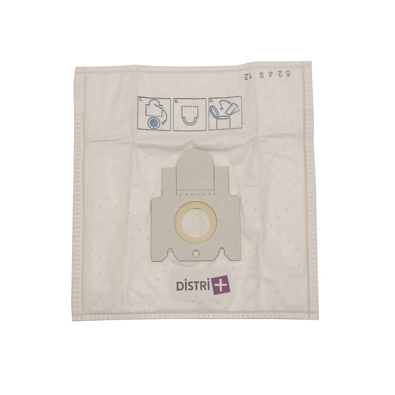 Vacuum cleaner bag compatible with Miele S140 at S165, S168, S190, S198, Typ E, Typ K / K, Allergy Control - The 5 microfiber bags pouch