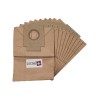 Bolsa de aspiradora compatible con Blueky-Bluewind BSC105 - de Longhi Prima, XTS120 a XTS135 - La bolsa de bolsas de papel 10