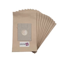 Sac aspirateur compatible avec BOSCH / SIEMENS TYP K, ARRIVA, BIG BAG, SMILY, SUPER SX, MINI MOUSY... La pochette de 10 sacs papier