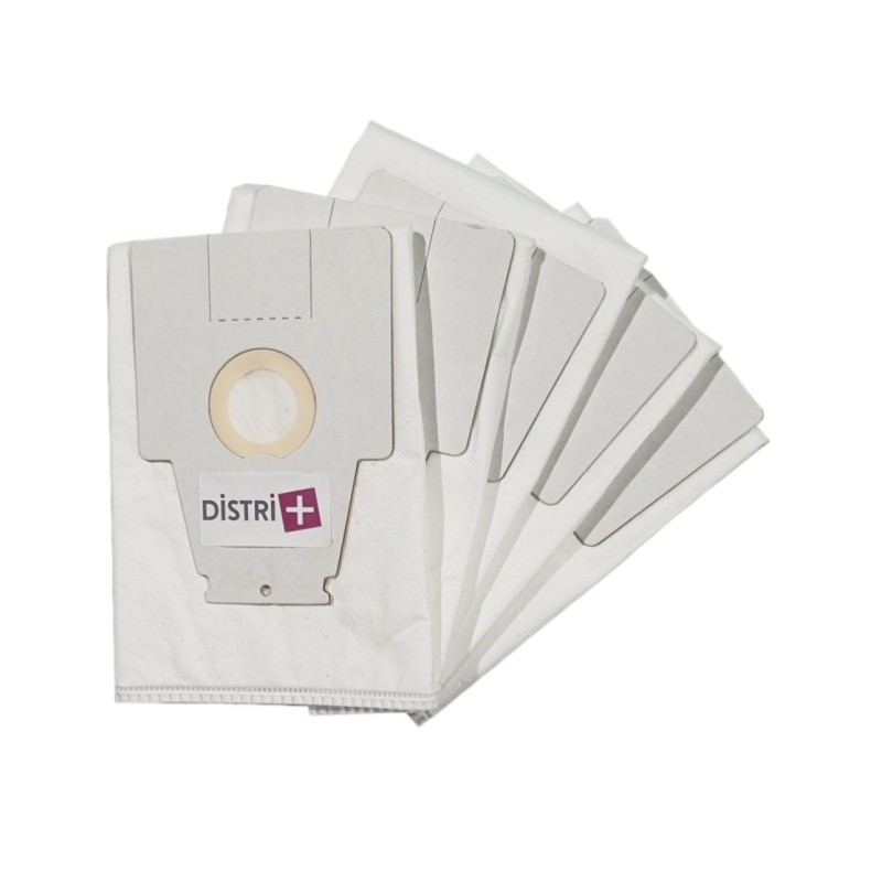 Vacuum cleaner bag compatible with Bosch / Siemens Typ M, Typ P, Ergomax, Ergomaxx, BSG8 .., VS08 .., ... - The pouch of 5 microfiber bags