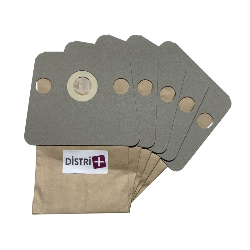 Bolsas de aspiradora compatibles con Rowenta Neo, SOAM, ZR480, RO420, RO450, RO460, RO1233. - La portada de 5 bolsas de papel