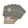 Vacuum cleaner bags compatible with Rowenta NEO, SOAM, ZR480, RO420, RO450, RO460, RO1233. - The cover of 5 paper bags