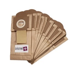 Compatible vacuum cleaner bag with Moulinex Fidelo, ADS1.51, ZDS2.51 - Rowenta Cordy, Zr0004, RH7081 ... - The 10 paper bag pouch