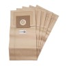 Vacuum cleaner bag compatible with Karcher 2000e, 3501, K300, NT200, NT351, 69040720, etc. - Flex: S35, S36, S42, VC35, VCE352, etc. - Pouch of 5 paper bags