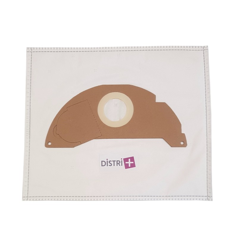 Vacuum cleaner bag compatible with Karcher WD2, A2003, A2004, A2054, MV2 ... - The 5 microfiber bag pocket