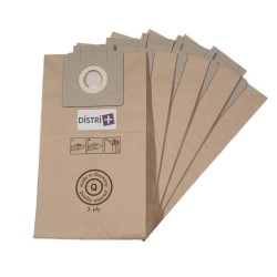 Vacuum cleaner bag compatible with Karcher BV5 / 1, T5 / 1, T7 / 1, T9 / 1, T10 / 1, 69043330, 69043160 ... - The pouch of 5 paper bags
