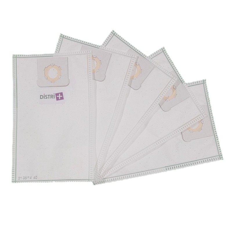 Sac aspirateur compatible avec HOOVER DIVA, H68... - AEG GR17, AS201 - ELECTROLUX ENERGICA EVO, ES17 - La pochette de 5 sacs microfibre