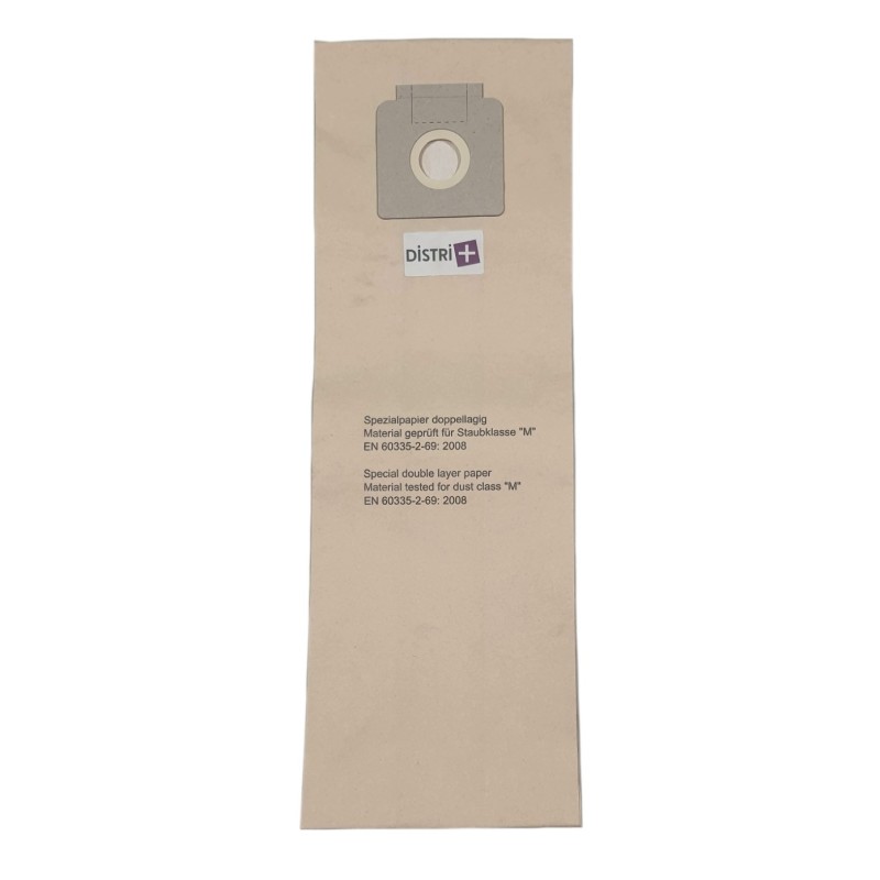 Bolsa de aspiradora compatible con Karcher T15 / 1, T17 / 1, 6.907-016.0, 6.907-018.0.- La portada de 5 bolsas de papel.