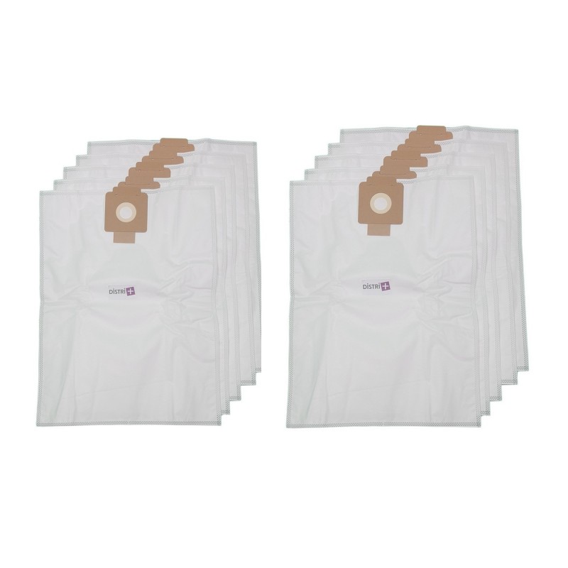 Vacuum cleaner bag compatible with Karcher T12 / 1, T15 / 1, T17 / 1, 6.907-016.0, 6.907-019.0.- The pocket of 10 microfiber bags