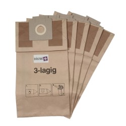 Vacuum cleaner bag compatible with Karcher T12 / 1, 3.904-315.0, 6.904-312.0- The cover of 5 paper bags