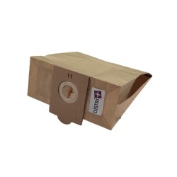Sac aspirateur compatible avec FAKIR / NILCO GS1600, GS1700 - GHIBLI AS10 - HOOVER C7070...- La pochette de 10 sacs papier