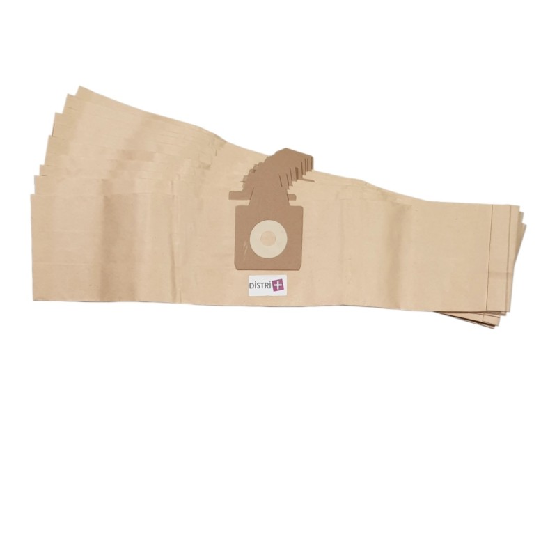 Sac aspirateur compatible avec Electrolux Euroclean : UZ930, DP 9000, ES100- Nilfisk : GD930. etc. - pochette de 10 sacs papier