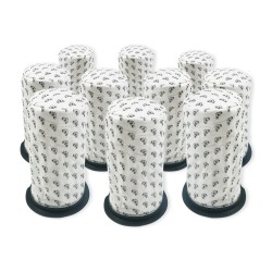 Bolso de aspiradora de vainas numéricas rápidas: HEN100G, HEN100R, HENRY RÁPIDO, HETTY RÁPIDO, HTY100P - 10 Bolsas de microfibra