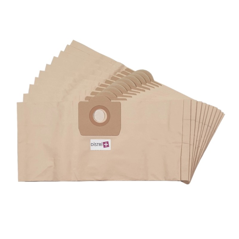 Sac aspirateur compatible avec Colgate EP23, P16, P28, P24 - Karcher 2001, 69040510 - Techline EP23, P16, etc. - 10 sacs papier