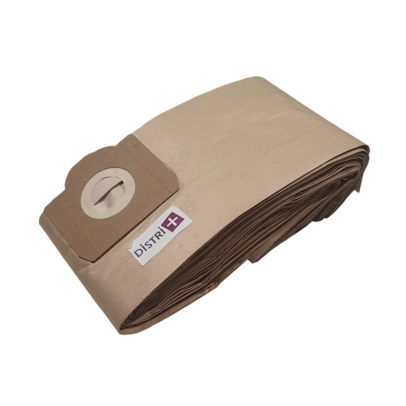 Vacuum cleaner bag compatible with Rowenta Bully, Collecto, RU01, RU02, RU03, RU04, ZR81, ZR816. - Pouch of 10 paper bags