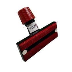 Universal vacuum brush with 2 animal hair strap ranging on 30 to 37mm diameter tubes - Width 21cm