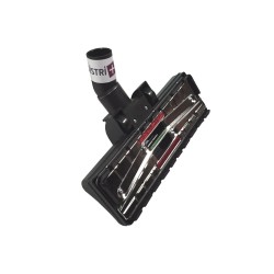 Combined brush with casters for vacuum cleaners ranging from 32mm diameter tubes - width: 26,5cm