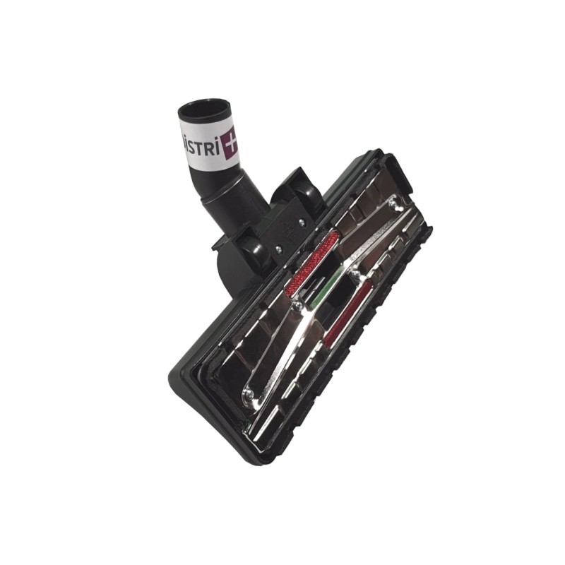 Combined brush with casters for vacuum cleaners ranging from 32mm diameter tubes - width: 26,5cm