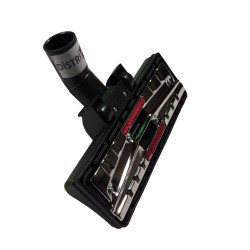 Combined brush with casters for vacuum cleaners ranging on 35mm diameter tubes - width: 26.5cm