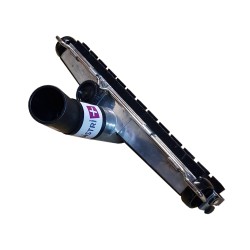 Boquilla de polvo de aluminio Wessel-Werk para aspiradora de tubos de 38 mm de diámetro - Ancho de cepillo: 37 cm