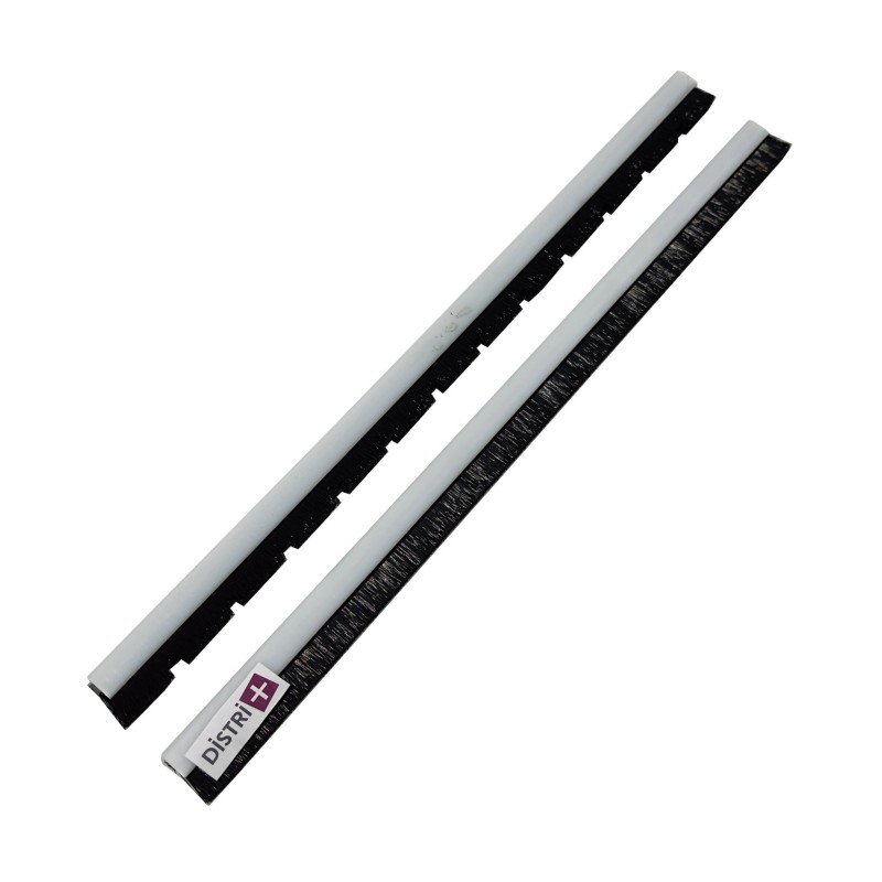 Conjunto de 2 tiras Cepillo para ancho occidental Aspirador de plástico 37cm